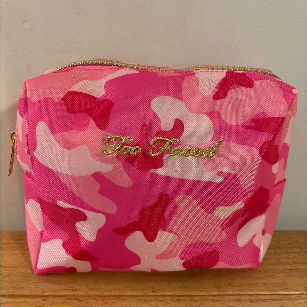 Too Faced Make Up Cosmetic Travel Bags Bundle of Two NWOT